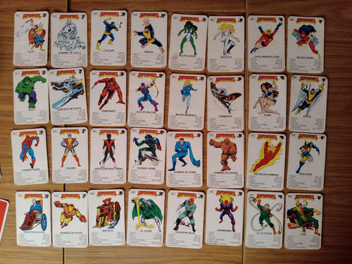 Lote 2 Mazos Cartas Cromy Super Heroes Y Super Amigos 1985 1 (Usado)