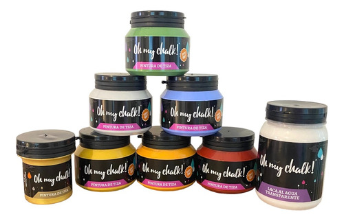 Pintura A La Tiza, Metalizada, Laca Oh My Chalk - 8 Producto