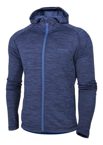 Campera Micropolar Hombre Capucha Running Makalu Annapurna