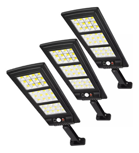 Pack X3 Focos Solares Farol Led Faroles Exterior Solares Led