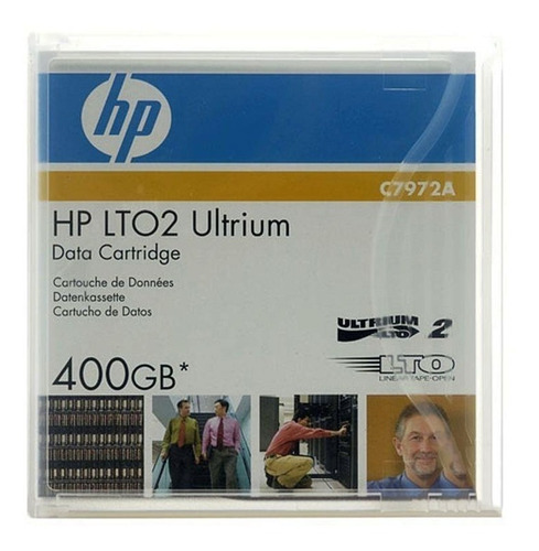 Cartucho De Datos Hp Ultrium Lto-2   200gb/400gb C7972a