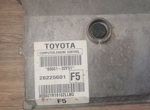 Ecu Toyota Corolla 2009-2010 1.8 89661-02f51 Ecm (Usado)