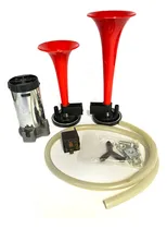 Comprar Corneta Bocina Plastica Con Compresor 12v 2 Pitos