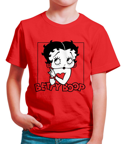 Polo Niño Betty Boop Cuadro (d1239 Boleto.store)
