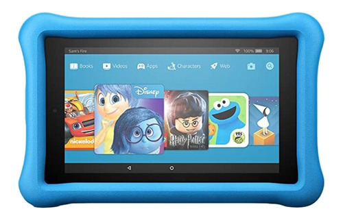 Tablet  Amazon Kids Edition Fire 7 2017 7" 16GB blue e 1GB de memória RAM