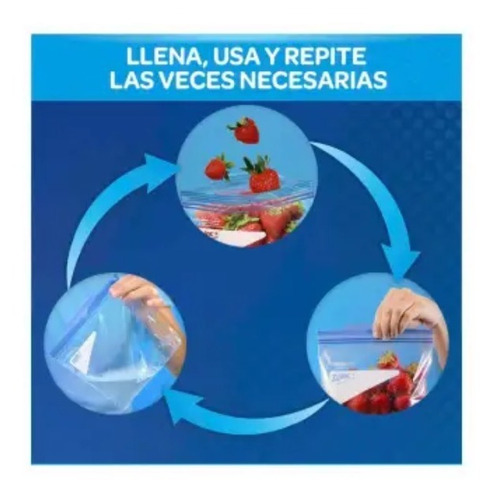 Bolsas Reutilizable Ziploc P/congelar Gallon Freezer 152pzs