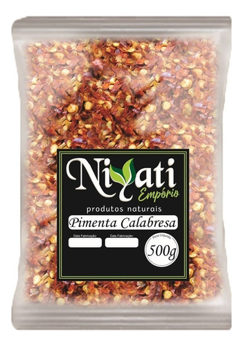 Pimenta Calabresa Flocos 500g Premium - Niyati