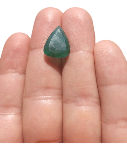 Esmeralda Natural Facetada Lapidada Em Gota