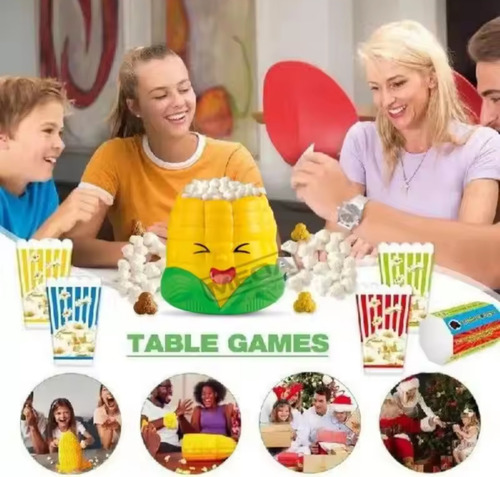 Juego De Mesa Para Fiestas Palomitas De Maíz Locas Pow