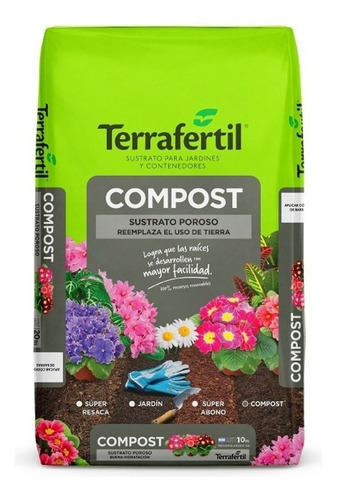 Compost Sustrato Poroso Terrafertil 50l 
