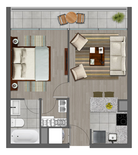 Abdón Cifuentes 150 - Departamento 2d2b(3c), Santiago