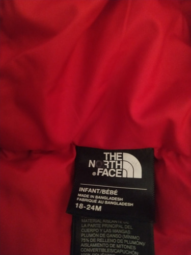 Imagen 3 de 4 de Enterito North Face Invierno 18 A 24 Meses