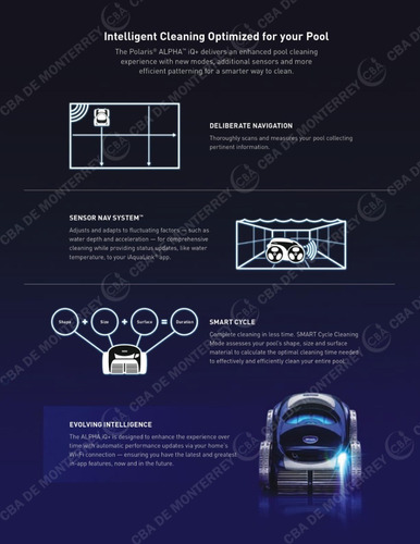 Polaris Alpha Iq + Limpiafondo Robotico Inteligente Piscina