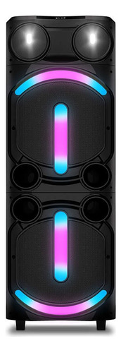 Torre De Sonido Philips Tax5708 Luces Rgb Fiesta 400w Color Negro