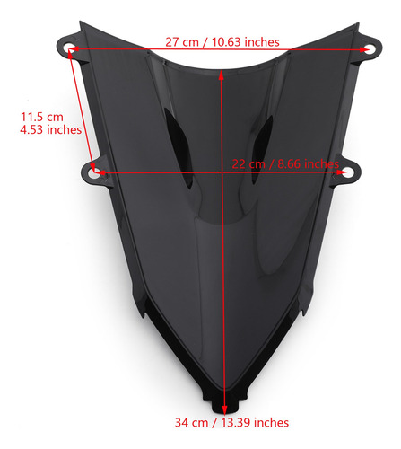 Parabrisas Para Honda Cbr650r 2019-2022 Negro