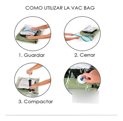 Imagen 4 de 5 de Bolsa Al Vacio Vac Bag Grande De Ordene 55x90cm
