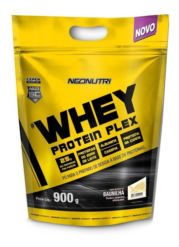 Whey Protein Plex - 900g - Neonutri+dilatex 152cap R$ 99,90