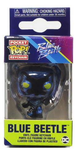 Funko Pop Llavero Blue Beetle     