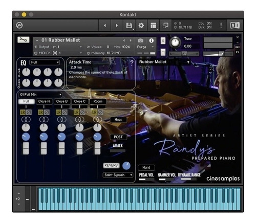 Cinesamples Artist Series Randys Prepared Piano - Kontakt