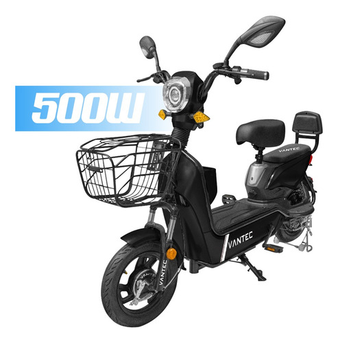 Motocicleta Electrica Vantec Ecoride St-15 Negro 500w