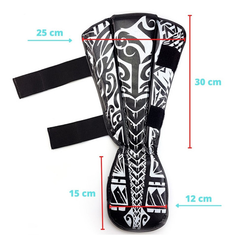 Imagem 5 de 10 de Kit- Muaythai Spank Preto (luva, Caneleira, Bandagem, Bucal)