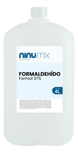 Formol Formaldehido Al 37% Ninu 4 Litros 