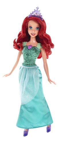 Princesa Disney Ariel Muñeca Sparkle 30 Cm Original Mattel
