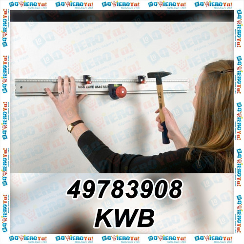 Regla De Corte Line Master Precisión Medición Kwb Completa