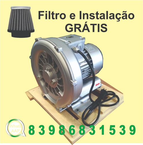 Compressor Soprador Radial 0,80 Kw (1,00cv) -220v ,120m3/min