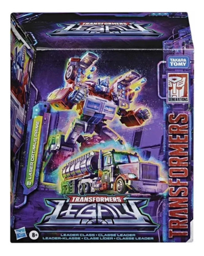 Laser Optimus Prime Transformers Legacy Figura Original