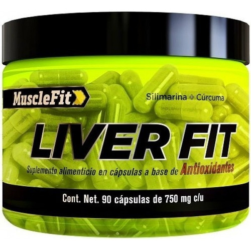 Vitaminas Musclefit Liver Fit 90 Caps Protector Hepatico Sabor Sin Sabor