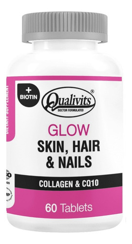 Glow Skin, Hair, Nails 60 Capsulas - Qualivits