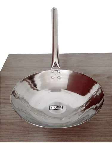 Sarten Wok Chifero Chia  Acero Inoxidable 40cm