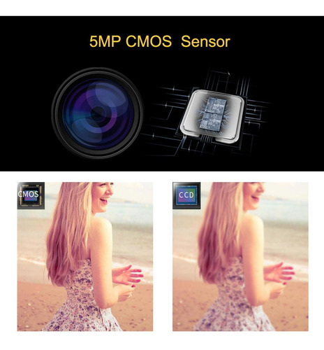 Imagen 6 de 8 de Cámara De Vídeo Videocámara 16mp Profesional Hd Mini Digital