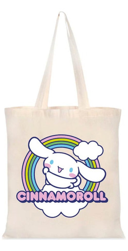 Bolso Tote Bag Cinnamorroll Hello  Kitty  Natural King