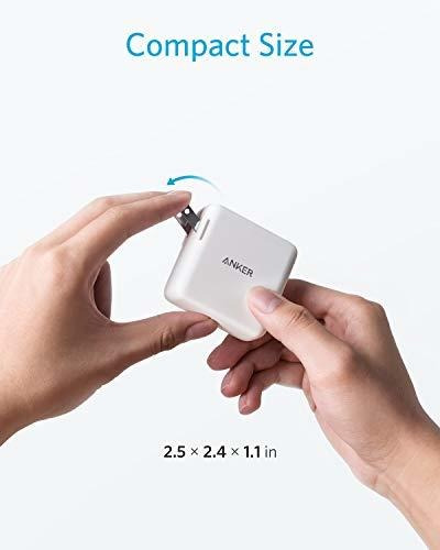 Ancla Cargador De Pared Usb C 30 W 2 Puertos Tipo C Compacto