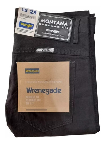 Jean Wrangler Montana Chupin Elastizado De Hombre. 