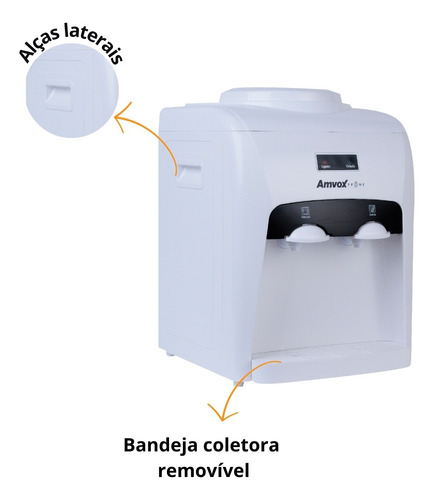 Bebedouro Refrigerado Amvox Abb 240 Branco Bivolt