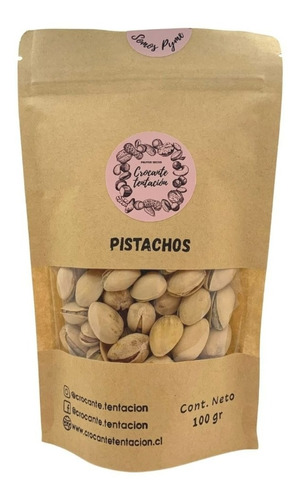 Pistachos Con Sal Envasados 100 Gr