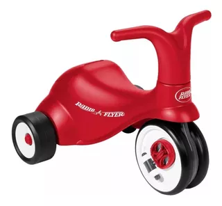 Triciclo Radio Flyer Para Bebe Rojo Pedales Retraibles / J