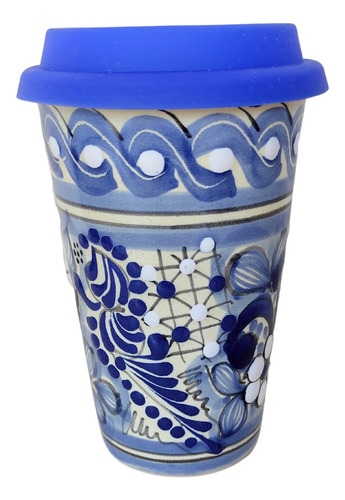 Termos Artesanales De Talavera Diseño Tradicional 5 Piezas