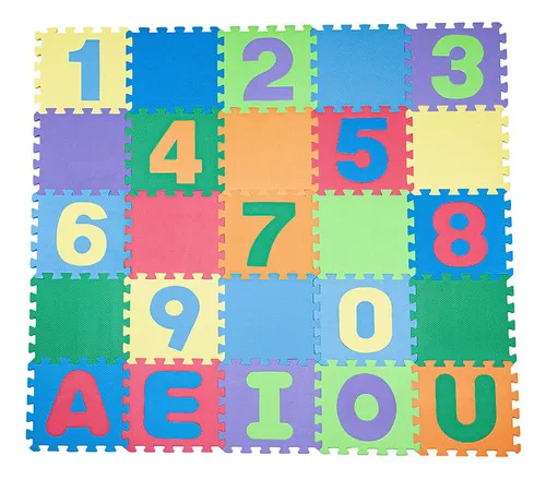 Puzzle Alfombra EVA 4 piezas colores