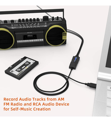 Drivergenius Av202-b Capturador De Audio Usb-c Digital Mp3
