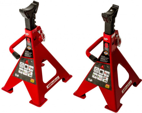 Imagen 1 de 3 de Burros De 6ton Apoyo Plano Marca Big Red Taller Mecanico
