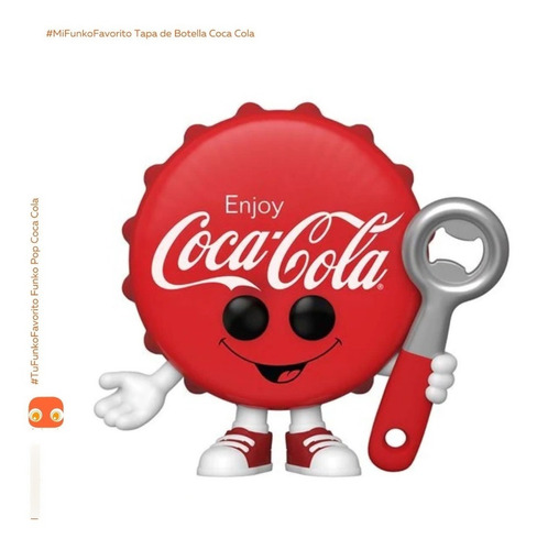 Imagen 1 de 1 de Funko Pop Funko: Coca Cola - Tapa De Botella Coca Cola #79