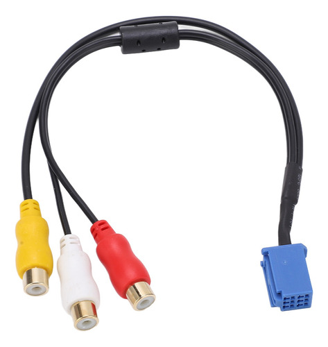 Adaptador De Cable De 6 Pines Av 3040 Port Car 3rca Audio Ve