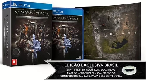 Terra Média Sombras Da Guerra Ps4 (Com Mapa) (Seminovo) (Jogo