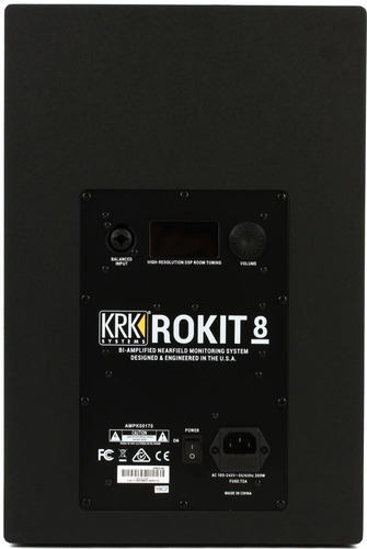 Monitores Potenciados Krk Rokit 8 Generación 4 Rp8g4bk Par