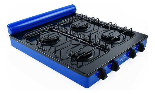 Parrilla De Gas 4 Quemadores Fraga P705e Azul