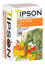 Comprar Te Negro 100% Ceylon Sin Aditivos 25 Bolsas Tipson